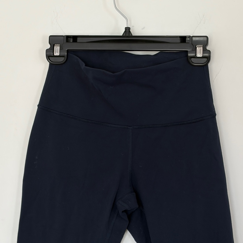 Lululemon Wunder Under Crop Leggings High-Rise Full-On Luxtreme 23" True Navy - Picture 6 of 9